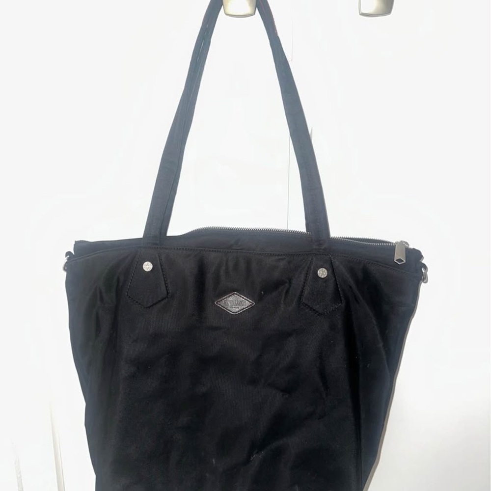 MZ Wallace Black Tote Bag Sleek Structured Design